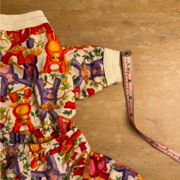 Monkey print doggy pajamas in size 10 - Picture 10 of 10